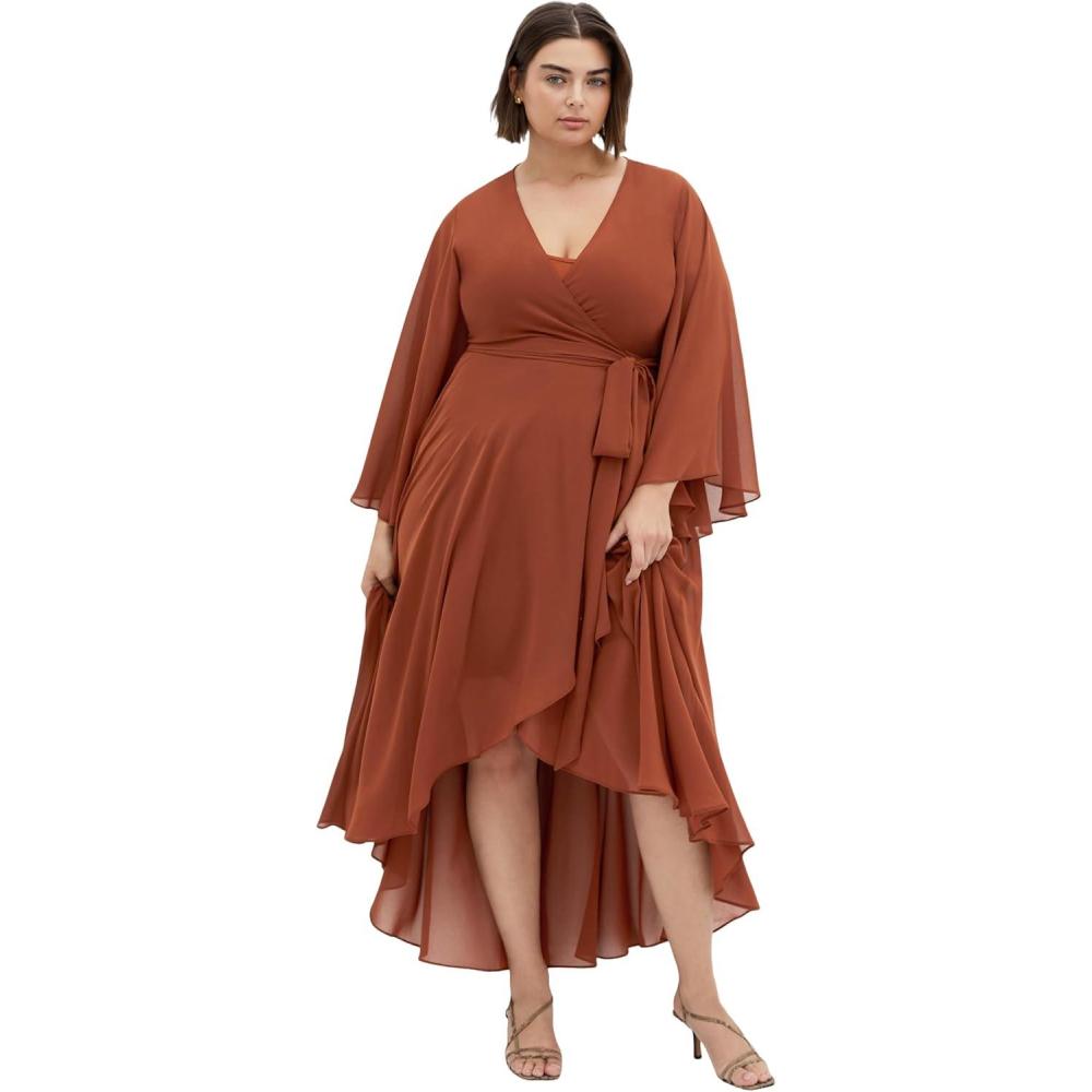 image:imageCity Chic Womens Plus Size Dress Fleetwood MaxiGinger