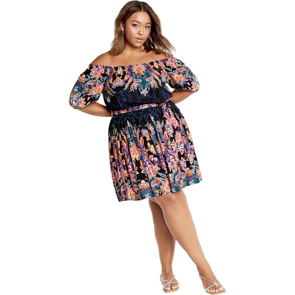 image:imageCity Chic Womens Plus Size Dress IslaIsland Breeze