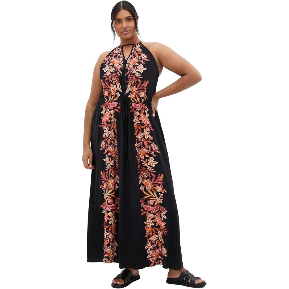 image:imageCity Chic Womens Plus Size Dress  Island GirlCinnamon