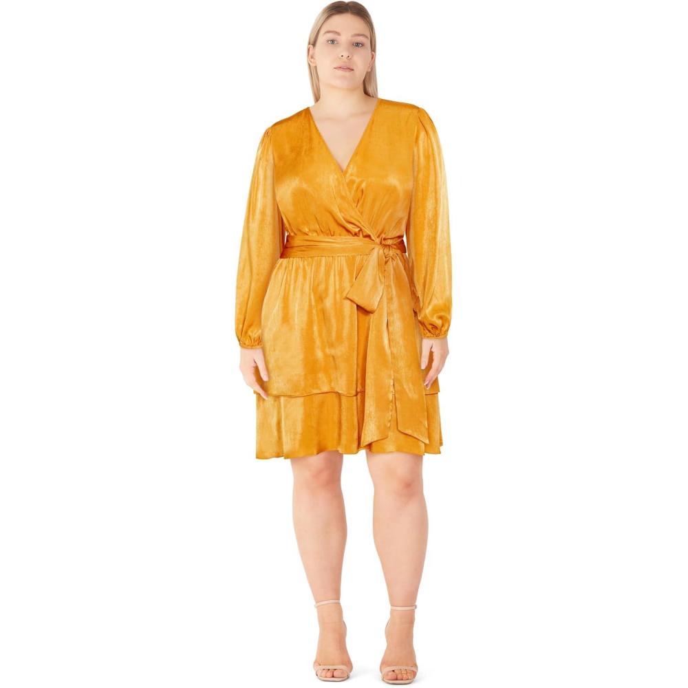 image:imageCity Chic Womens Plus Size Dress  IvoryYellow Gold