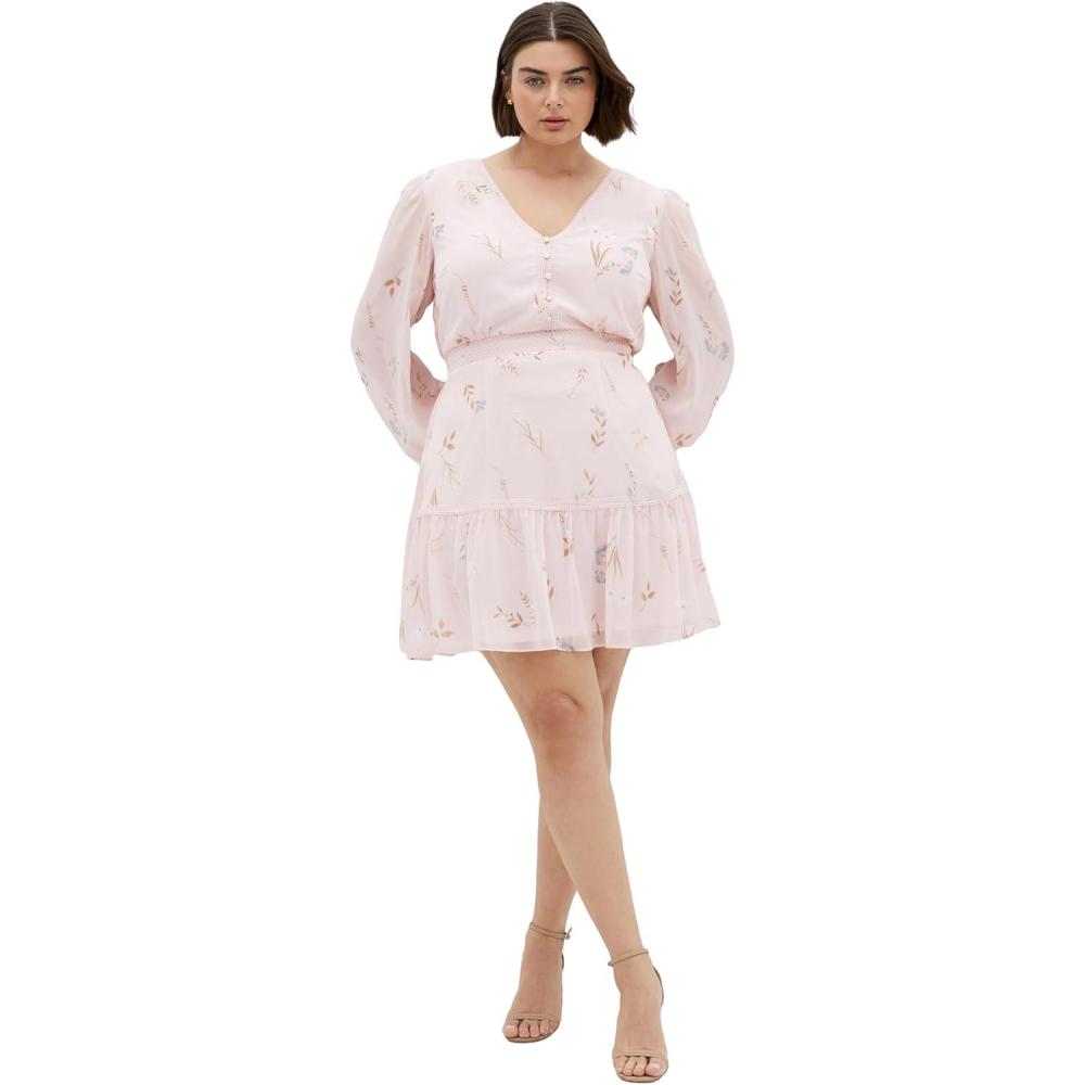 image:imageCity Chic Womens Plus Size Dress  Kiki PrintAria Floral