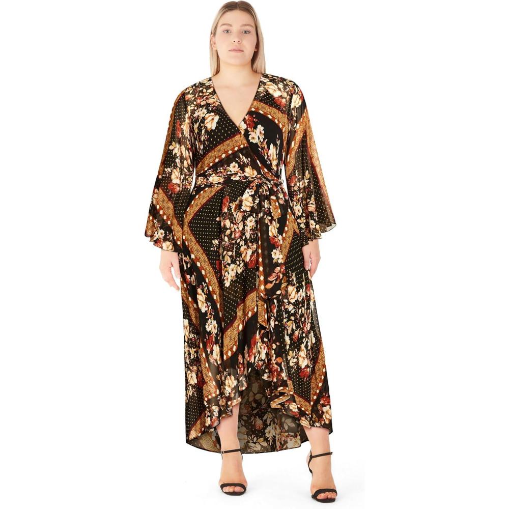 image:imageCity Chic Womens Plus Size Dress  Martha MaxiFloral
