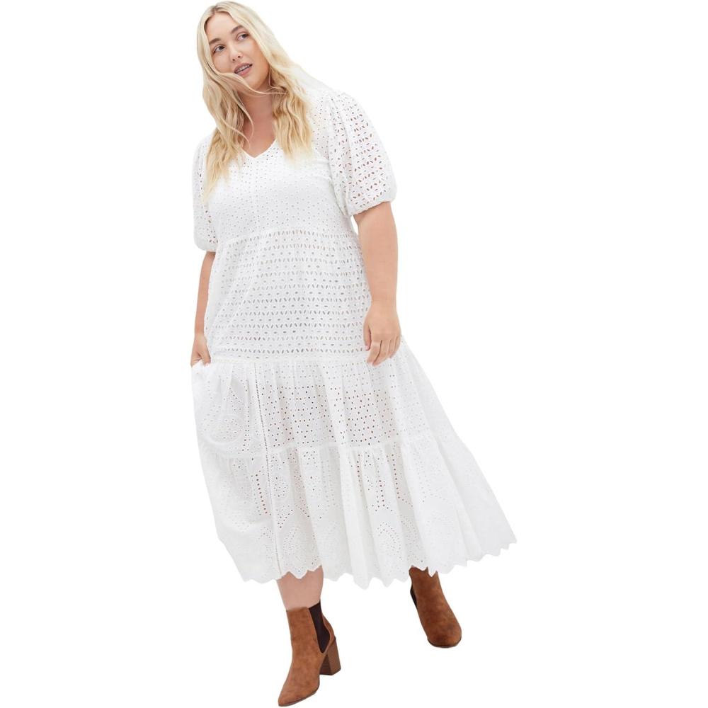 image:imageCity Chic Womens Plus Size Dress Melody MaxiIvory
