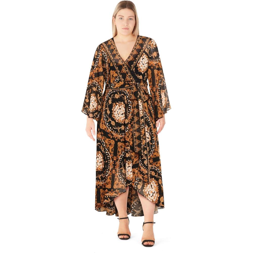 image:imageCity Chic Womens Plus Size Dress  Paris MaxiPrint