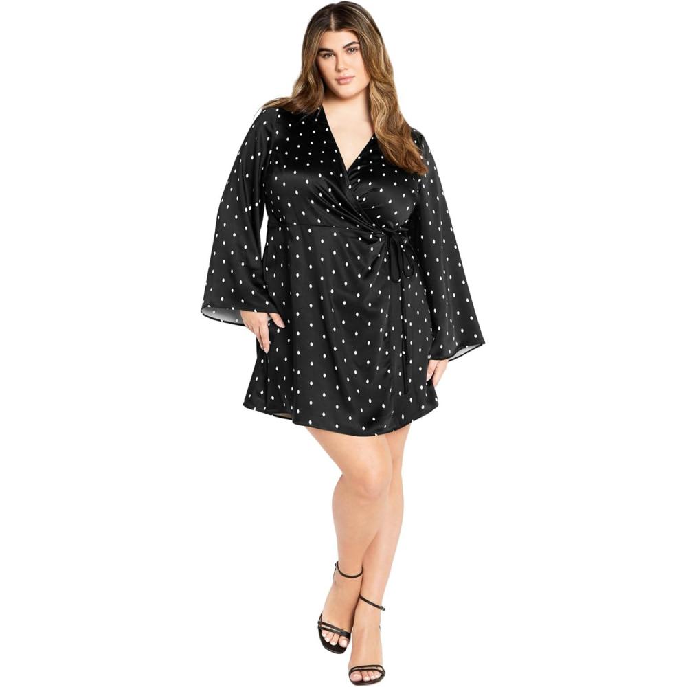 image:imageCity Chic Womens Plus Size Dress Amira SpotWindswept Spot