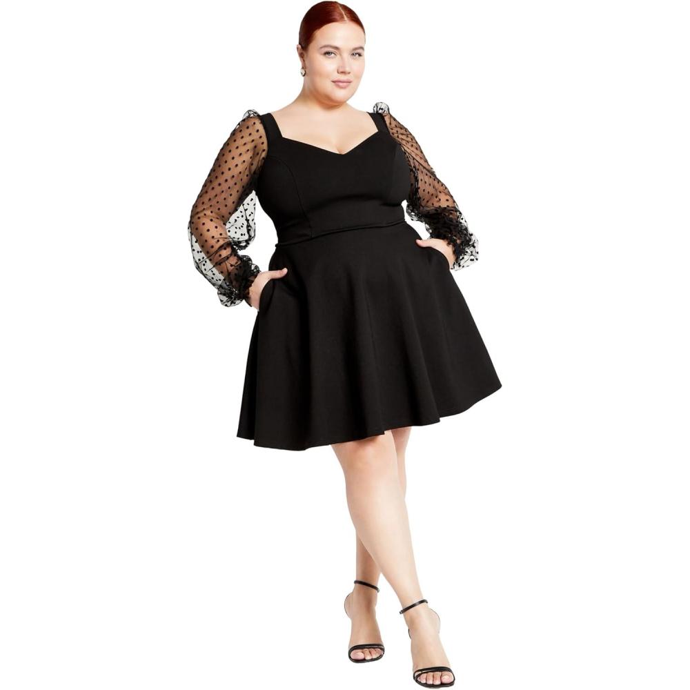 image:imageCity Chic Womens Plus Size Dress AsherBlack