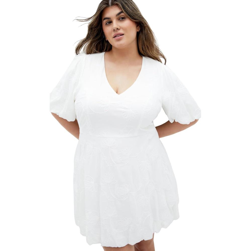 image:imageCity Chic Womens Plus Size DressDottieIvory