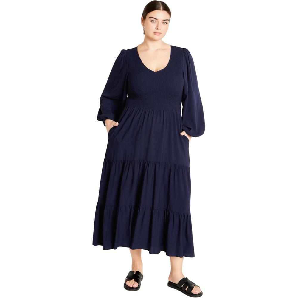 image:imageCity Chic Womens Plus Size DressJaydenNavy
