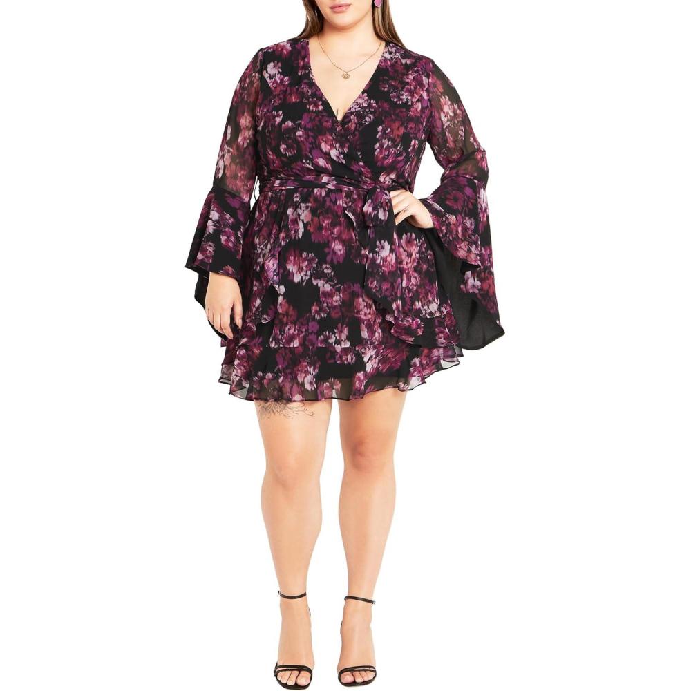 image:imageCity Chic Womens Plus Size Gemma DressBlurred Bud