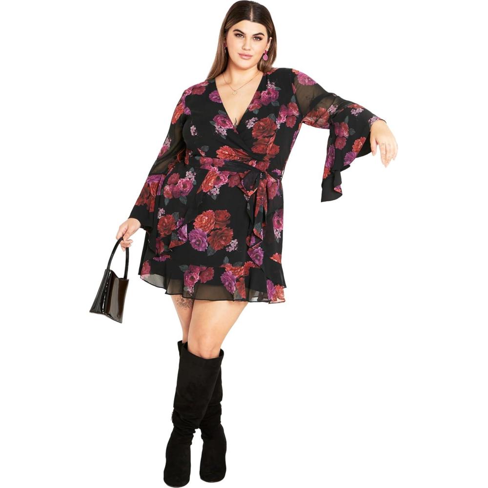 image:imageCity Chic Womens Plus Size Gemma DressPrize Floral