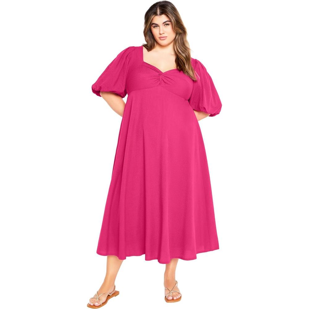 image:imageCity Chic Womens Plus Size Hermione DressPink