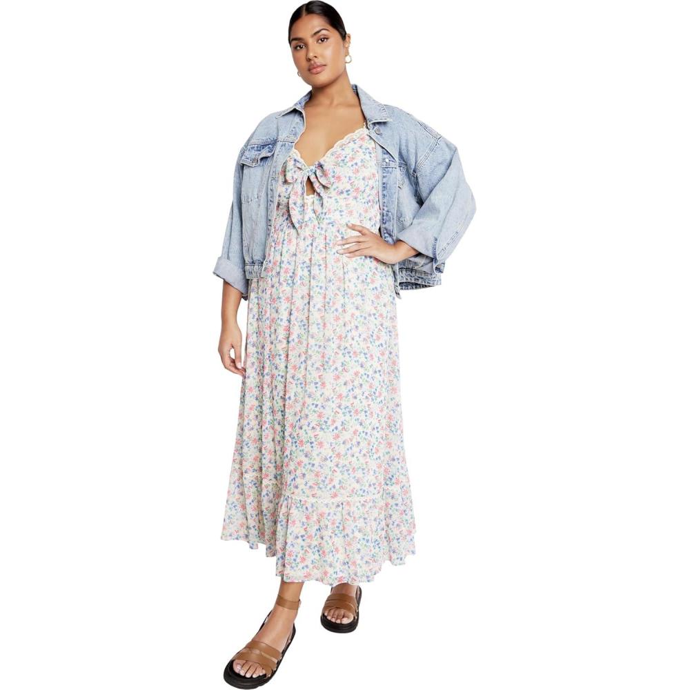 image:imageCity Chic Womens Plus Size Lidia Print DressDelicate Ditsy
