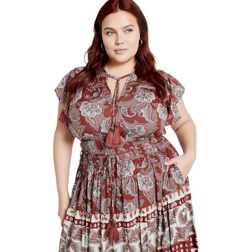 image:imageCity Chic Womens Plus Size Lilah DressPaisley Love