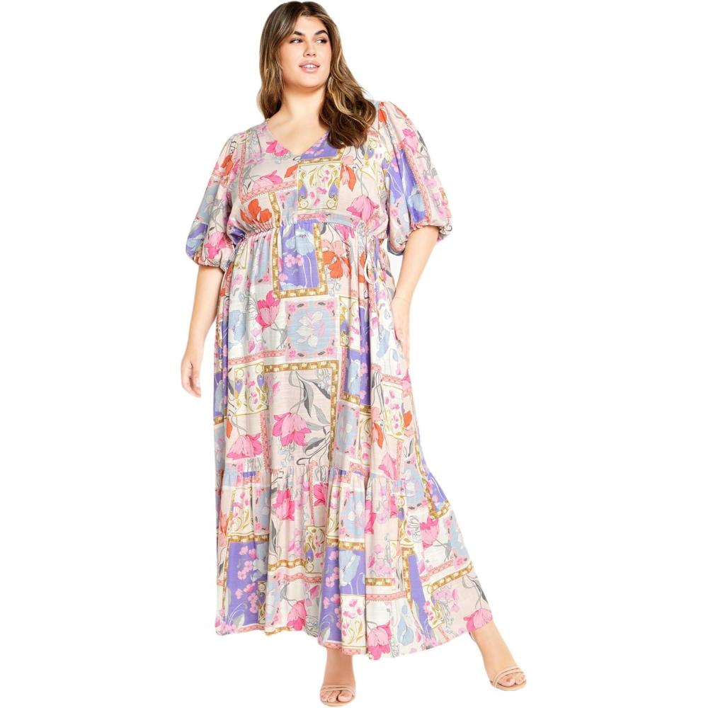 image:imageCity Chic Womens Plus Size Maxi Dress  FlirtiniFlirtini