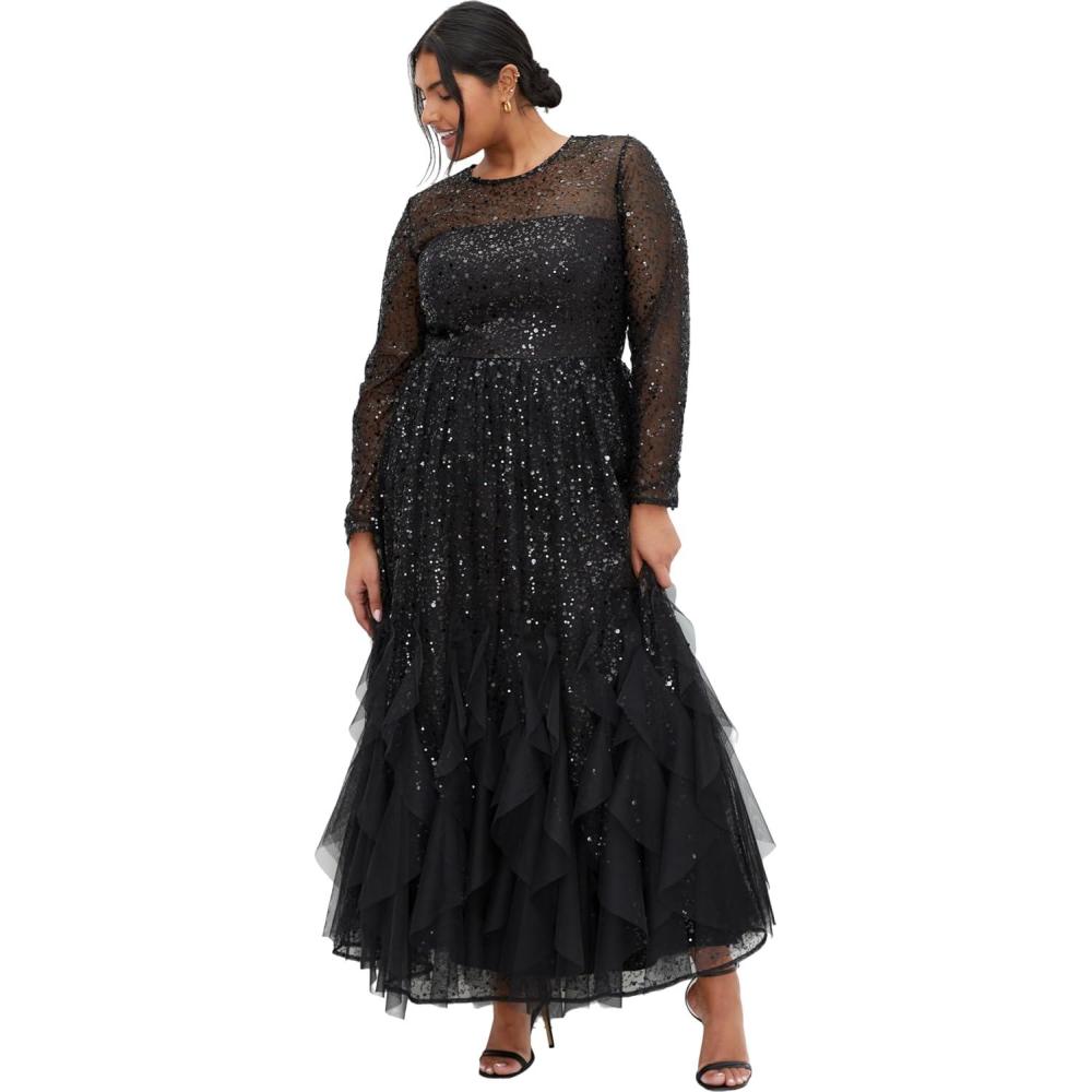 image:imageCity Chic Womens Plus Size Maxi Dress  RadiantBlack