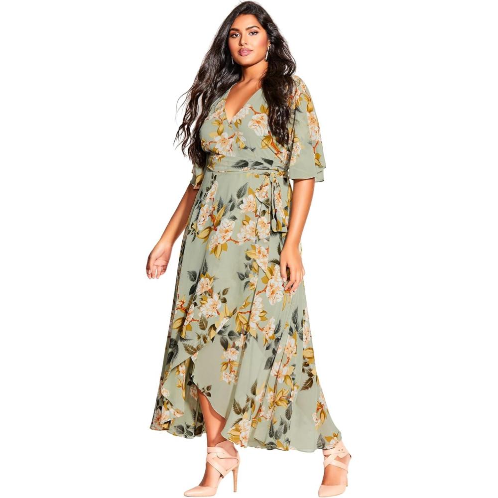 image:imageCity Chic Womens Plus Size Maxi DressMagnolia Floral