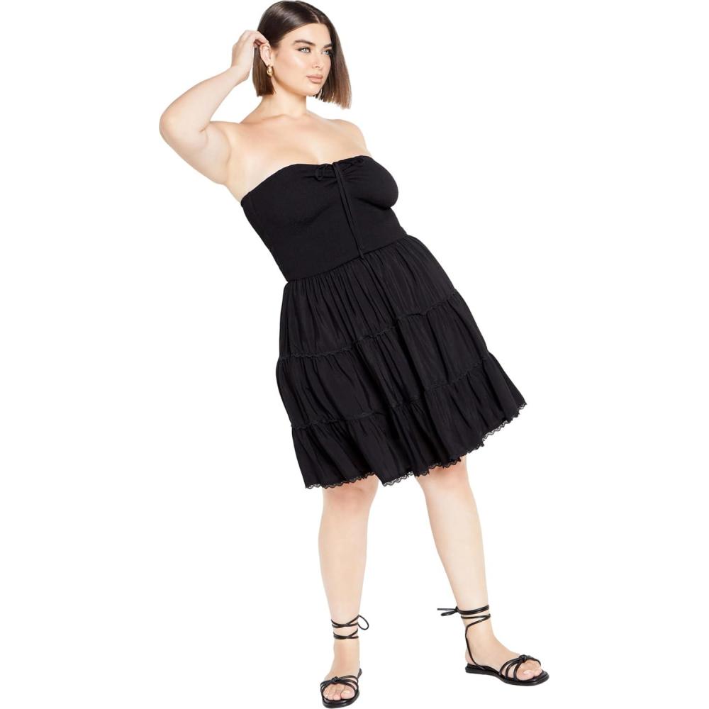 image:imageCity Chic Womens Plus Size Tahlia DressBlack