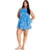 image:imageCity Chic Womens Belinda Print PlaysuitAvery Blue