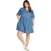 image:imageCity Chic Womens Dress  Brayden MiniMid Wash