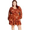image:imageCity Chic Womens Jemma Mini Print DressAmber Jewel