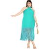 image:imageCity Chic Womens Plus Size Calypso Fringe DressLagoon