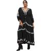 image:imageCity Chic Womens Plus Size Dress  Boheme MaxiBlack