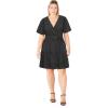 image:imageCity Chic Womens Plus Size Dress  Callie WrapBlack