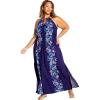 image:imageCity Chic Womens Plus Size Dress  Island GirlBlue Tropics