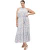image:imageCity Chic Womens Plus Size Dress  Lidia Print Halter Neck MaxiDelicate Ditsy