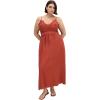 image:imageCity Chic Womens Plus Size Dress  Martina MaxiCinnamon