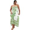 image:imageCity Chic Womens Plus Size Dress  Peta Border Halter MaxiOpulent Oasis