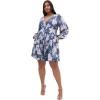 image:imageCity Chic Womens Plus Size Dress  Silver Blossom MiniSilver Blossom