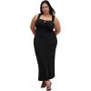 image:imageCity Chic Womens Plus Size Dress  Spring Love Slip MaxiBlack