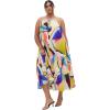 image:imageCity Chic Womens Plus Size Dress  Summer Print Shift MaxiSummer Nights