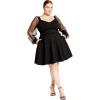 image:imageCity Chic Womens Plus Size Dress AsherBlack