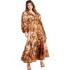 image:imageCity Chic Womens Plus Size Maddie Wrap Maxi DressSwept Away