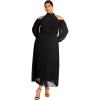 image:imageCity Chic Womens Plus Size Maxi Cocktail Dress  PromiseBlack