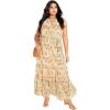 image:imageCity Chic Womens Plus Size Maxi Dress  Callie Print TierMiami Mini
