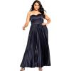 image:imageCity Chic Womens Plus Size Pleat Desire DressNavy