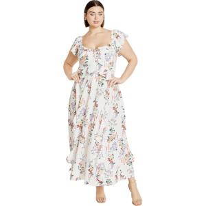 City Chic Fee Print Playsuit(Climbing Blossom)