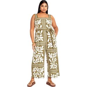 City Chic Plus Size Jumpsuit, Modern Muse Jumpsuit(Juniper Brd)