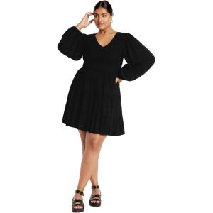 City Chic Womens Dress – Jemma Mini(Black)