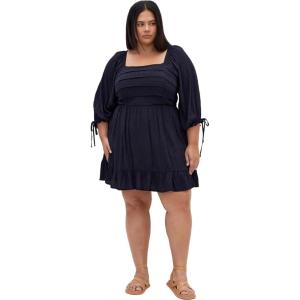 City Chic Women’s Plus Size Allegra Mini Dress(Navy)