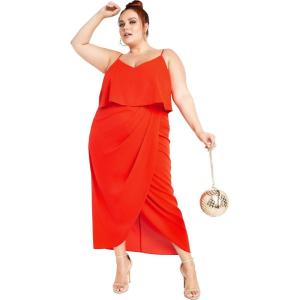 City Chic Women’s Plus Size Cocktail Dress Overlay
