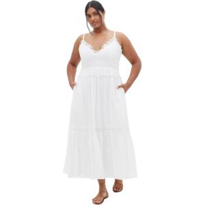 City Chic Women’s Plus Size Dress – Brielle Maxi(Ivory)
