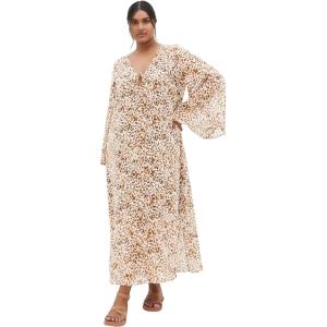 City Chic Women’s Plus Size Dress – Gigi Print Maxi(Light Leopard)