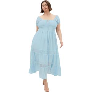 City Chic Women’s Plus Size Dress – Haven(Ice Blue)