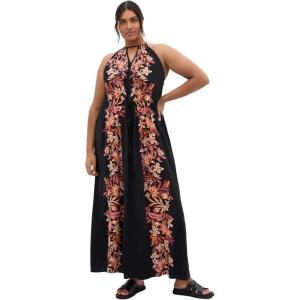 City Chic Women’s Plus Size Dress – Island Girl(Cinnamon)