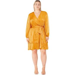 City Chic Women’s Plus Size Dress – Ivory(Yellow Gold)