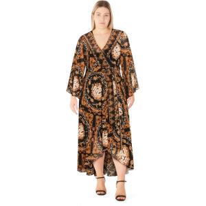 City Chic Women’s Plus Size Dress – Paris Maxi(Print)